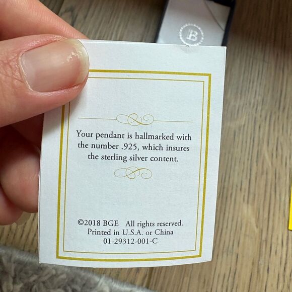 Diamond Sterling Silver ‘Always My Daughter’ Pendant Necklace NEW in box - Picture 9 of 11